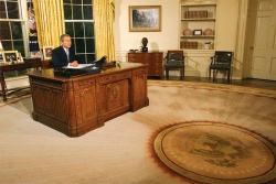 Bush in the Oval Office